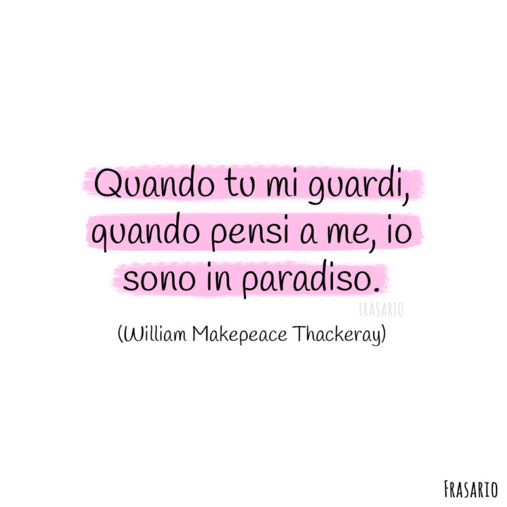 Frasi sguardo paradiso Thackeray