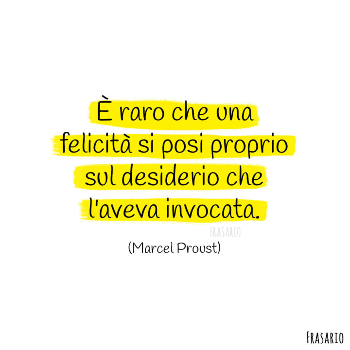 Frasi tristi vita felicità Proust