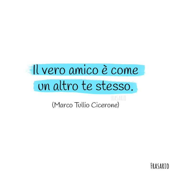 Frasi amicizia amico cicerone