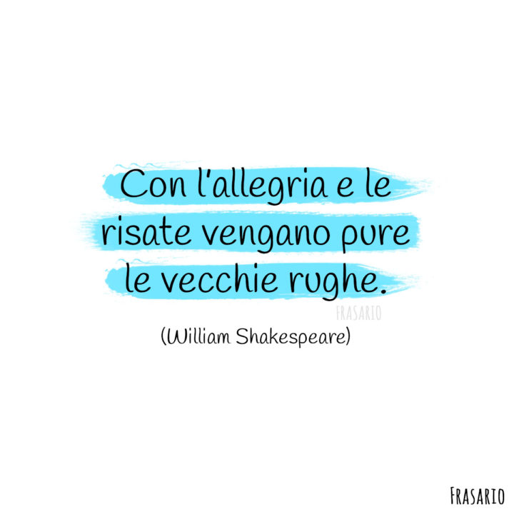 Frasi Buon Compleanno rughe Shakespeare