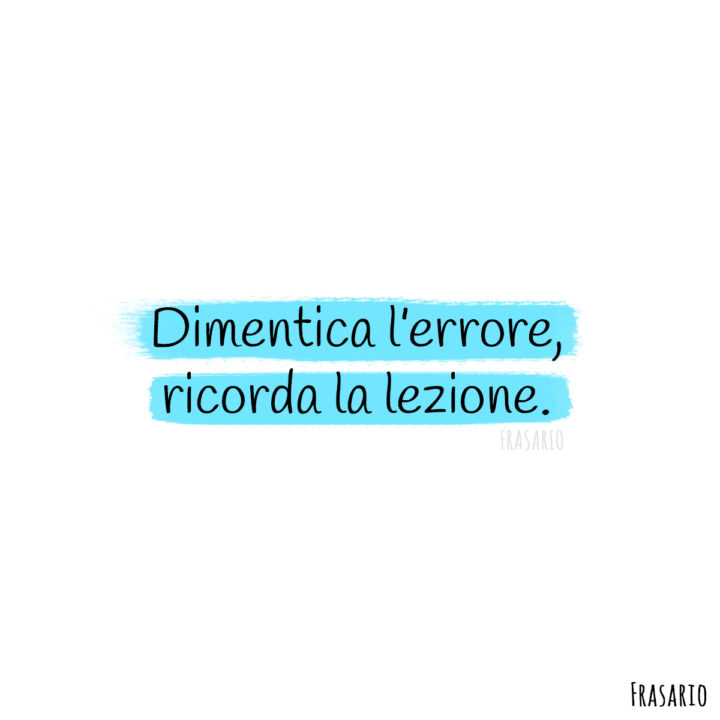 Frasi inglese corte errore