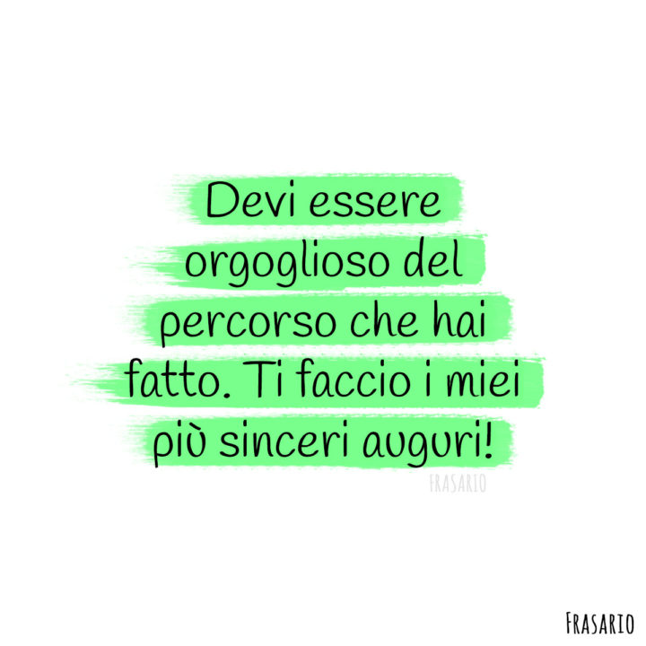 frasi laurea orgoglioso