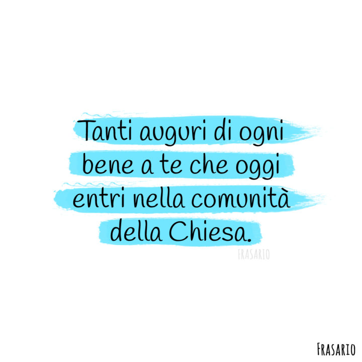 frasi battesimo auguri