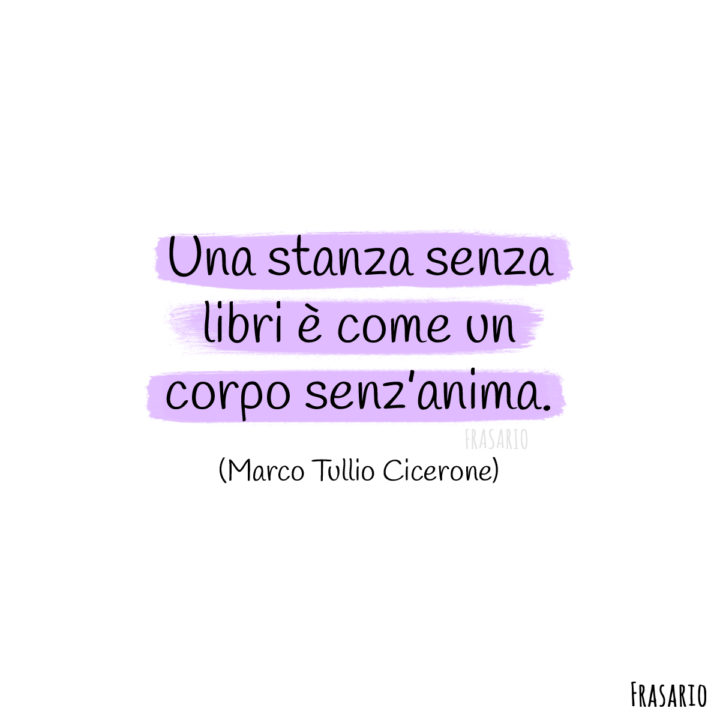 frasi belle libri cicerone