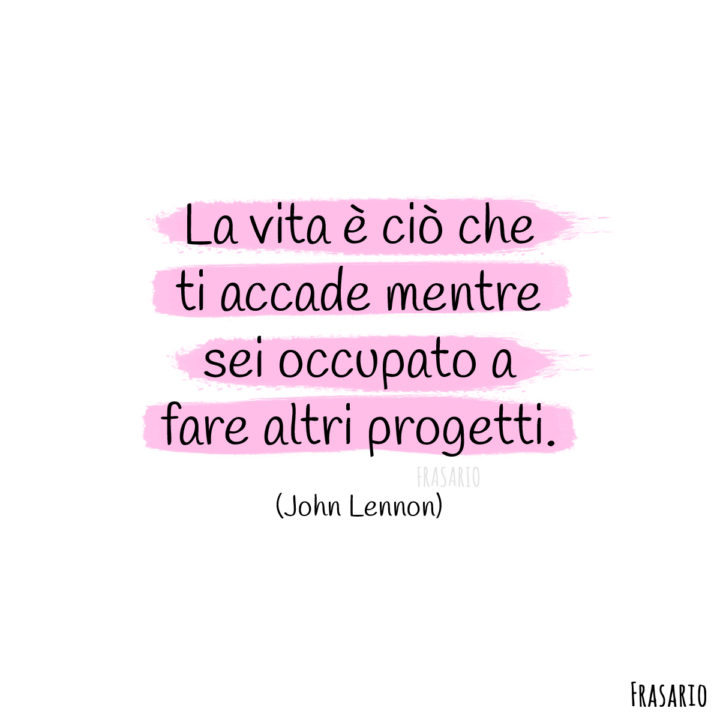 frasi belle vita lennon