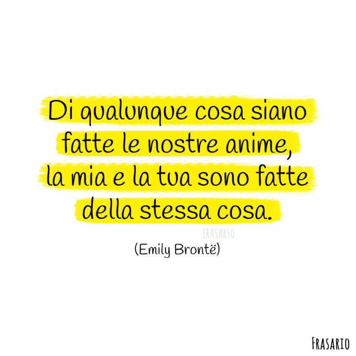 frasi dolci anime bronte