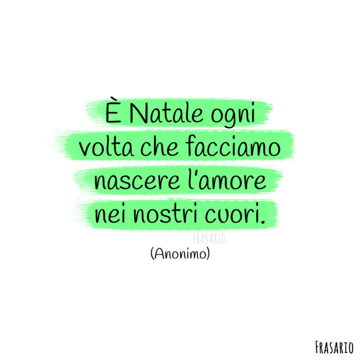 frasi natale amore cuori