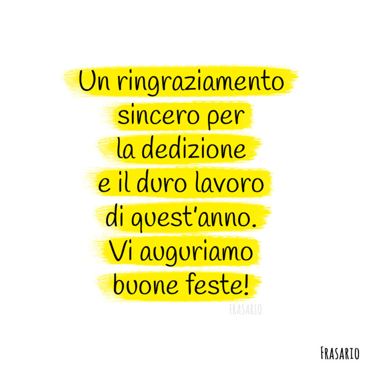 frasi auguri buone feste aziendali lavoro