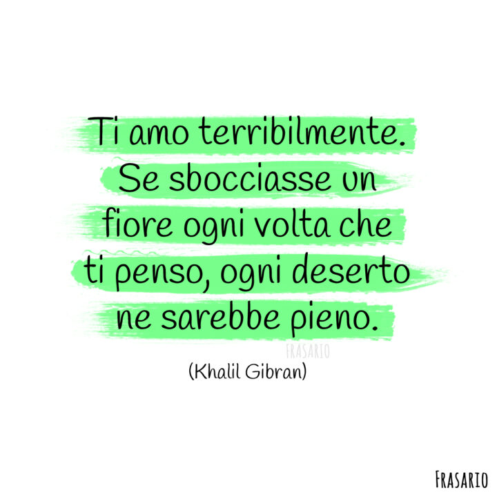 frasi buonanotte amore fiore gibran