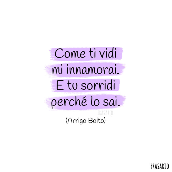 frasi instagram amore sorridi boito