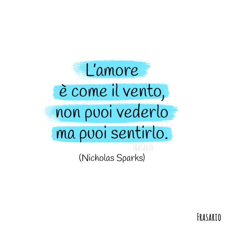 frasi instagram amore vento sparks