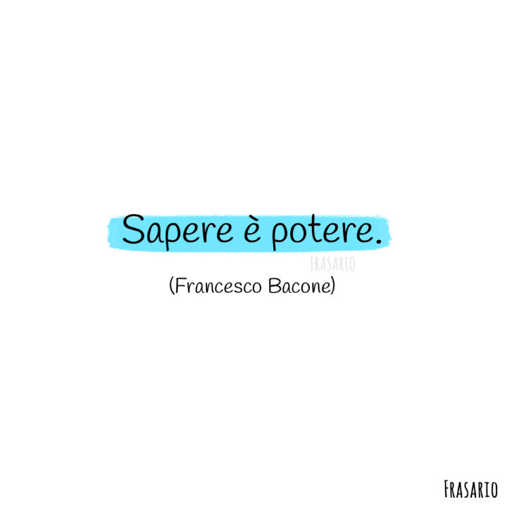 frasi latino tatuaggi sapere bacone