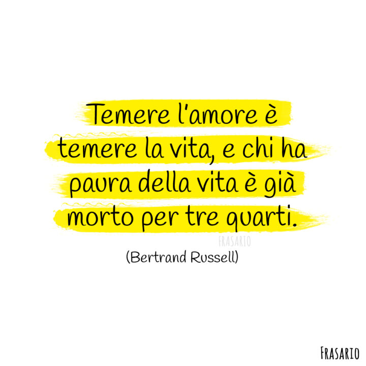 frasi sull amore vita russell