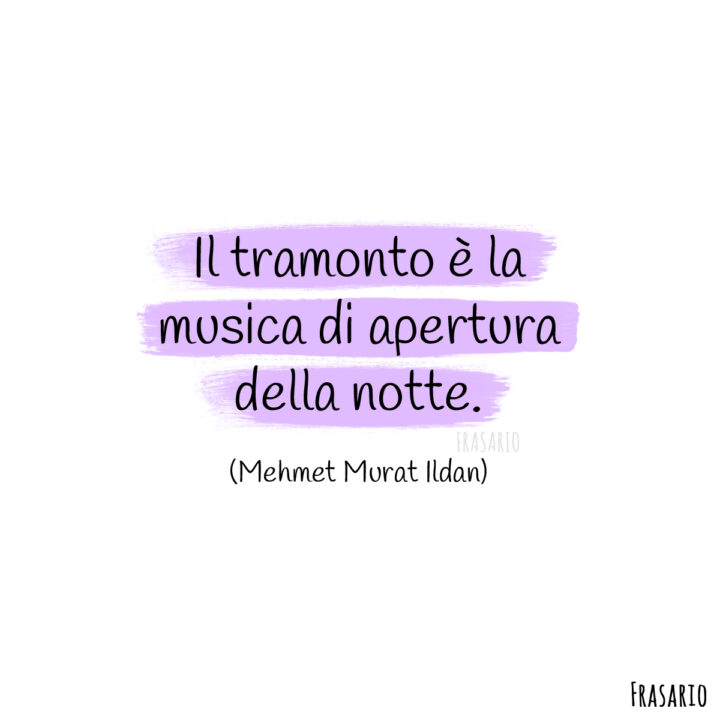 frasi tramonto musica ildan