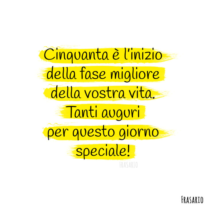 50 Frasi Di Auguri Di Buon Compleanno Per I 50 Anni Con Immagini Le Migliori Piu Belle E Simpatiche