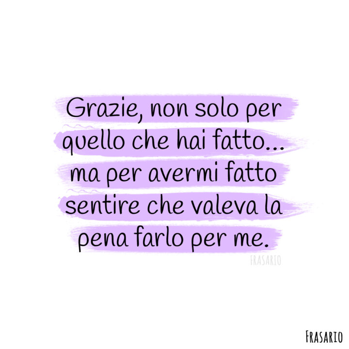 frasi ringraziamento fatto