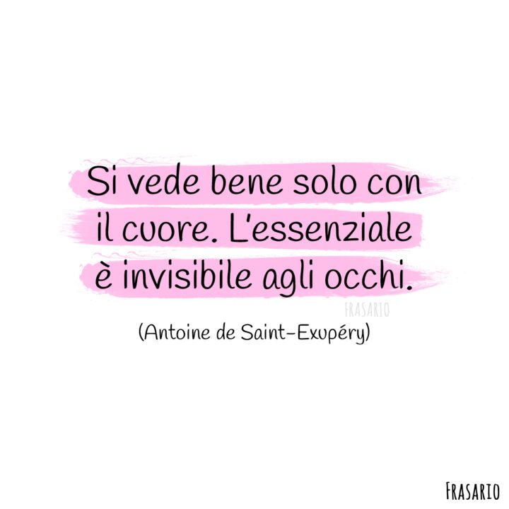 frasi epiche cuore saint exupery