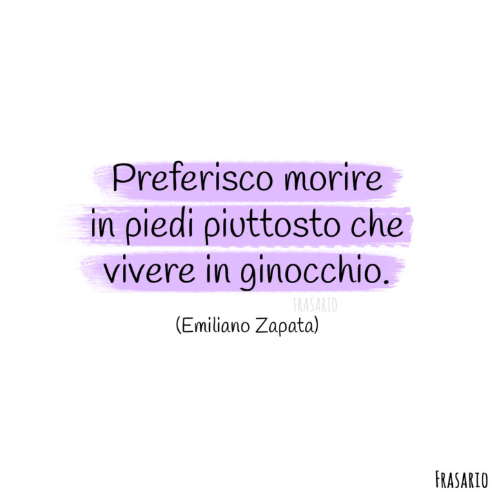 frasi vita morte ginocchio zapata